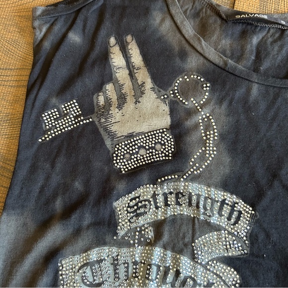 NWOT | Salvage | “Strength Through Adversity” Sequin Tank | Size S - Picture 3 of 13
